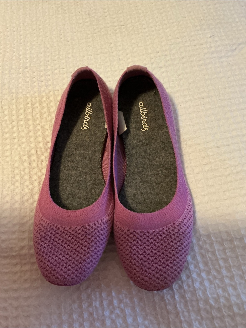 allbirds Women’s Pink Knit Ballet Flats